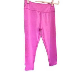 Z by Zella Girl's 3/4 Leggings with Cutout Pink White